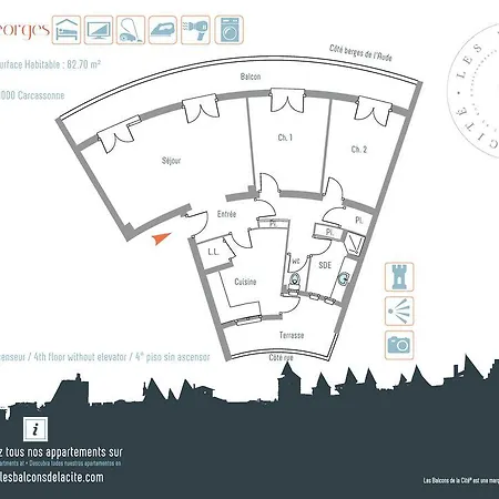 Appartement Le Saint Georges - Les Balcons De La Cité